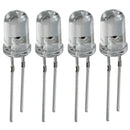 1000 PCS LED 5 mm Blue light Transparent LEDs Diodes X1E3