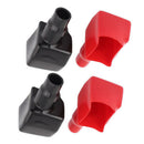 Battery Terminal Insulation Cover 37mmx37mm 4Pcs X2Q3