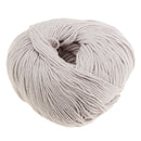 1 Skein 50g Knitting Wool Grey 155 Meters/ 169 Yards Long