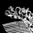 Wedding Bridal Princess Crystal Rhinestone Prom Hair Tiara Crown Veil Headband