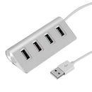 4 Ports USB2.0 HUB Super Speed Aluminium Alloy Splitter Adapter Converter