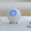 220ml Planet Cat Ultrasonic Air Humidifier Essential Oil Diffuser (White) A