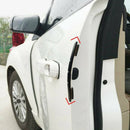 4pcs Car SUV Body Door Side Black Anti-Collision Protector Strips Decorative Bar
