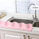 Sink Water Splash Guard Suction Cups Board Protect From Splatter Bathroom A