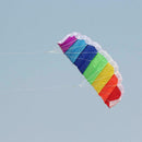 1.4m double line kite Rainbow Stunt Inflatable with two Flying String 30m p U2T0