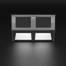 2X Solar Power 4 LED Path Way Wall Landscape Garden Fence Lamp Outdoor Light