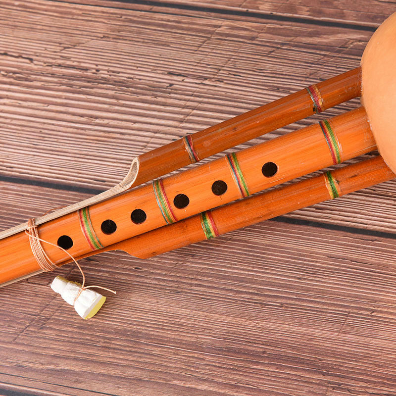 profeesional chinese hulusi gourd cucurbit flute c key ethnic instrument G.ES