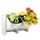 2 Pocket Succulent Planter Wall Hanging Vertical Flower Pot Home/Garden Ind U4E3