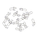 20pcs Fishing Sinker Slides Fishing Snap Line Connector Fish Finder Tackle