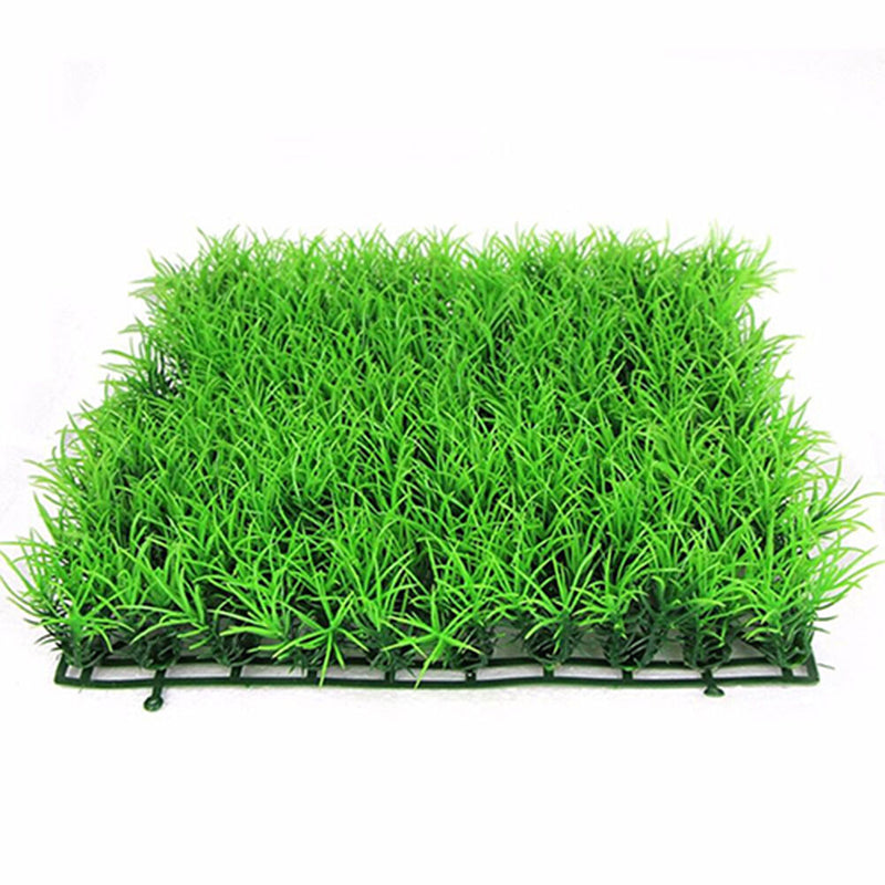 Artificial Water Aquatic Green Grass Plant Lawn Aquarium Fish Tank Landscape  Z
