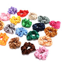 40 Pcs Hair Silk Scrunchies Satin Elastic Hair Bands Hair Ties Ropes Hair Ba FT