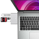 Type C USB Hub USB-C OTG Adapter 5in1 TF SD Card Reader for Smartphone Tablet  Z