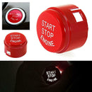 Start Stop Engine Push Button Switch Cover for BMW F01 F02 F10 F11 (Red)
