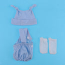 Adorable Rompers Suspender Trousers and Hat and Socks Outfits for 10/11 inch