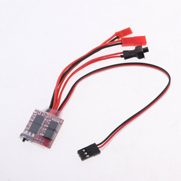 20A Brush ESC Speed Control for 1/16 1/18 1/20 RC Pickup Semi-monster Truck