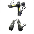 Multi-functional USB Rechargeable COB LED Outdoor Light Lamp Flashlight Torch 3c