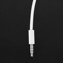 3.5mm Male to Male AUX Audio Cable white
