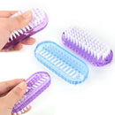 Plastic Nail Cleaning Scrubbing Brush Double Sided Hand Nail Brush CleanerME