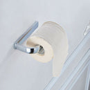 Brass Construction Chrome Toilet Roll Holder in Bathroom Wall Mounted KitcheO6H2