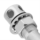 Marine Boat Straight Fuel Gas Tank Vent With Mounting Gasket Hardware Fitti
