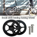 2pcs CNC Folding Bike Easy Wheels Lightweight Stable Aluminum Alloy For Brompton
