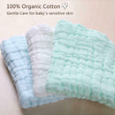 6pcs/Set Soft Cartoon Baby Children Absorbent Cotton Feeding Saliva Towel A