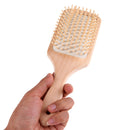 Hair Comb Antistatic Head Massager Topical Massage Wooden Comb Hair Brush