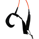 Surfing Sports Orange Coiled SUP Surfboard Leash with Ankle Strap 8ft or 2.44m