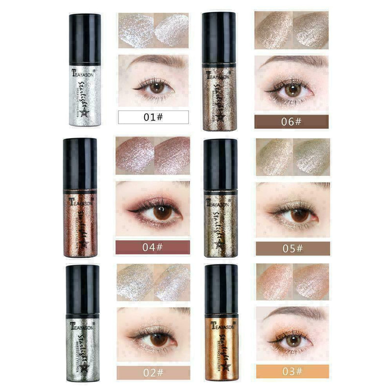 Professional Shiny Women Liquid Eyeliners Glitter Pigment Cong Silkworm Fla S0F5