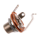1Pc 6.35mm 2-Conductor Mono Chassis Guitar Jack Input Output Guitar Accessory SE