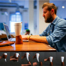 230ml Cup Goat Horn Coffee Mug Stainless Steel Liner Vacuum Insulation Cup  Y1T2