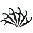 50 Pcs Bamboo Charcoal Dental Floss Teeth Sticks Tooth J3I9 Br Interdental O9W8