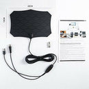 300 Miles 4K 1080P Digital HDTV Indoor TV Antenna with Amplifier Signal BoosM9W5