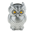 Brown Owl Shaped Metal Piggy Bank Cash Money Box Money Saving Box Home