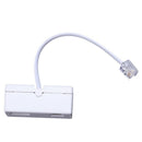RJ11 Male Plug to RJ11 UK BT Telephone Socket Adapter Splitter