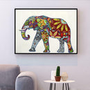 5D DIY Special Shaped Diamond Painting Elephant Pattern Embroidery Ornament