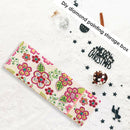 DIY Flower Special Shaped Diamond Painting 2 Grids Pencil Case Storage Box