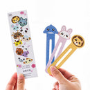 30Pcs Cute Animal Paper Bookmarks Book Holder Kids Stationery School Supplies