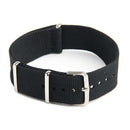 Watch Strap Band Military Army Nylon Canvas Divers G10 Mens Colour:Black Wi H8G1