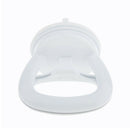 White Bathroom Suction Cup Grip Safety Bar Shower Grab Rail