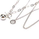 Fashion Women Multilayer Portrait Coins Pendant Choker Necklace Jewelry Gift Gw