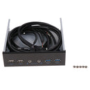 Desktop Optic Front Panel USB Hubs With Dual USB3.0&USB2.0 & HD AUDIO port
