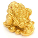 KiWarm Feng Shui Money LUCKY Fortune Wealth Chinese For Frog V7L9 Toad Home I2P2