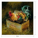 5D DIY Full Drill Diamond Painting Farm Chicken Cross Stitch Embroidery Kit
