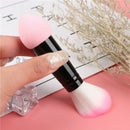 1pc Professional Blush brush Nylon Make up Brushes Two Head Brush With Sponge