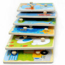 Baby Child Kid Wooden Creative Colorful Educational Toys Puzzle Q7O5 Brick D4C3