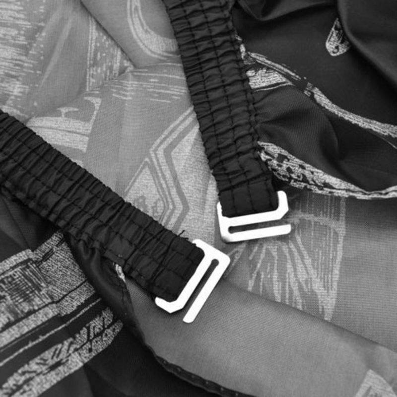 Black Hairdressing Gown Cape Hair-Cut Salon Barber Nylon Cloth Wrap Protect