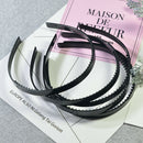 10 Pieces White Black Plastic Frame Dual Row Teeth Hair Hoop Head Band for