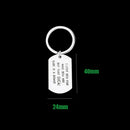 Key Chain For Boyfriend I Love You For Who You Are Creative New Gift Key Ring