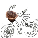Bike Brown Front Basket Bicycle Cycle Shopping Flower Children Kids Girls